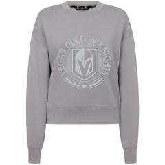 Vegas Golden Knights Levelwear Women's Slate & Snow Sponge Tri-Blend Sweatshirt - Gray Sweatshirts