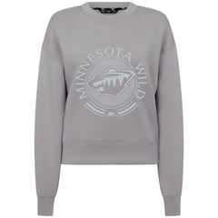 Minnesota Wild Levelwear Women's Slate & Snow Sponge Tri-Blend Sweatshirt - Gray Sweatshirts