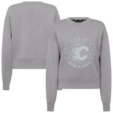 Calgary Flames Levelwear Women's Slate & Snow Sponge Tri-Blend Sweatshirt - Gray Sweatshirts