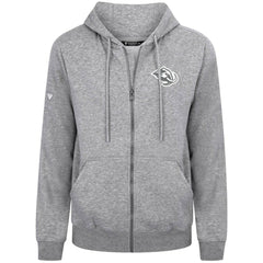 Utah Mammoth Levelwear Podium Chenille Logo Full-Zip Hoodie - Gray Hoodies