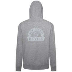 New Jersey Devils Levelwear Podium Chenille Logo Full-Zip Hoodie - Gray Jerseys
