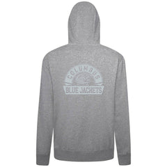 Columbus Blue Jackets Levelwear Podium Chenille Logo Full-Zip Hoodie - Gray Hoodies