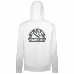 Utah Mammoth Levelwear Podium Chenille Logo Full-Zip Hoodie - White Hoodies