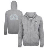 Calgary Flames Levelwear Podium Banner Arch Full-Zip Hoodie - Gray Hoodies