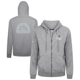 Vancouver Canucks Levelwear Podium Banner Arch Full-Zip Hoodie - Gray Hoodies