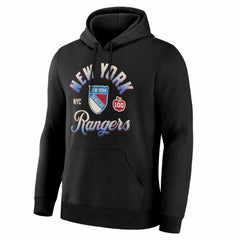 New York Rangers Fanatics Legacy Hoodie - Black Hoodies