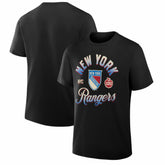 New York Rangers Fanatics Legacy T-Shirt - Black T-shirts