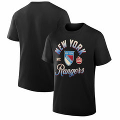 New York Rangers Fanatics Legacy T-Shirt - Black T-shirts