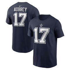 Brandon Aubrey Dallas Cowboys Name & Number T-Shirt - Navy for sale