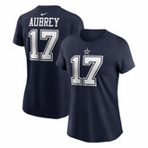 Brandon Aubrey Dallas Cowboys Women's Player Name & Number T-Shirt - Navy sale