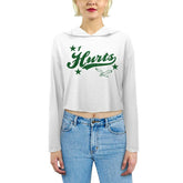 Jalen Hurts Philadelphia Eagles Majestic Threads Women's Glitter Wordmark Hoodie - White online