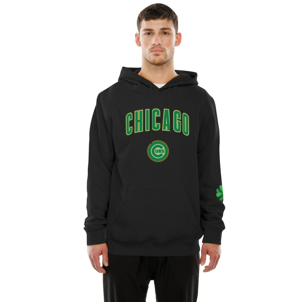 Chicago Cubs 2026 St. Patrick's Day Fleece Hoodie Black