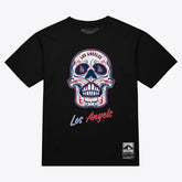 Los Angeles Angels Women's Sugar Skull Boxy T-Shirt Black