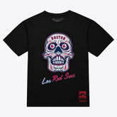 Boston Red Sox Women's Sugar Skull Boxy T-Shirt Black