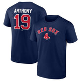 Roman Anthony Boston Red Sox Winning Streak Name & Number T-Shirt Navy