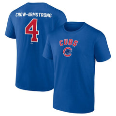Pete Crow-Armstrong Chicago Cubs Winning Streak Name & Number T-Shirt Royal