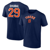 Tarik Skubal Detroit Tigers Winning Streak Name & Number T-Shirt Navy