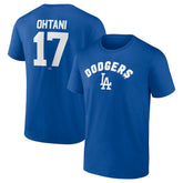 Shohei Ohtani Los Angeles Dodgers Winning Streak Name & Number T-Shirt Royal