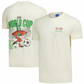 Mexico National Team Peace Collective Unisex FIFA World Cup Mexico 1986 Heavyweight T-Shirt - Cream shop
