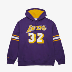 Magic Johnson Los Angeles Lakers Name & Number Hoodie - Purple on sale