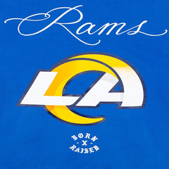 Los Angeles Rams Born x Raised Unisex Fine Line Hoodie - Royal for sale