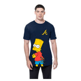 Atlanta Braves MLB x Simpsons Local T-Shirt Navy
