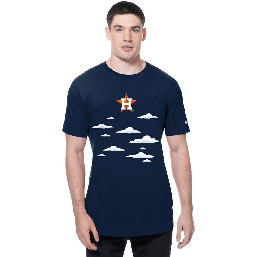 Houston Astros MLB x Simpsons 2026 Collab Clouds T-Shirt Navy