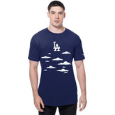 Los Angeles Dodgers MLB x Simpsons 2026 Collab Clouds T-Shirt Royal