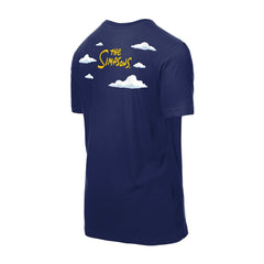 Los Angeles Dodgers MLB x Simpsons 2026 Collab Clouds T-Shirt Royal