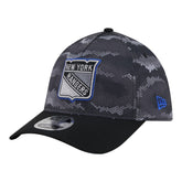 New York Rangers New Era Zero Dark 39THIRTY Flex Hat - Black Hats