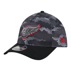 Detroit Red Wings New Era Zero Dark 39THIRTY Flex Hat - Black Hats