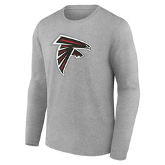 Atlanta Falcons Team Authentic Personalized Name & Number Long Sleeve T-Shirt - Gray sale