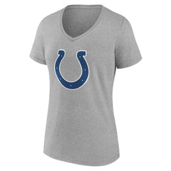Indianapolis Colts Women's Team Authentic Personalized Name & Number V-Neck T-Shirt - Gray sale