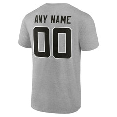 Jacksonville Jaguars Team Authentic Personalized Name & Number T-Shirt - Gray on sale