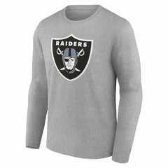 Las Vegas Raiders Team Authentic Personalized Name & Number Long Sleeve T-Shirt - Gray online