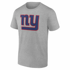 New York Giants Team Authentic Personalized Name & Number T-Shirt - Gray discount