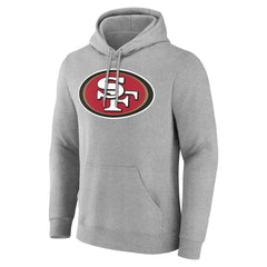 San Francisco 49ers Team Authentic Personalized Name & Number Hoodie - Gray online