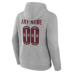 Washington Commanders Team Authentic Personalized Name & Number Hoodie - Gray outlet