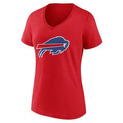 Buffalo Bills Women's Team Authentic Personalized Name & Number V-Neck T-Shirt - Red online