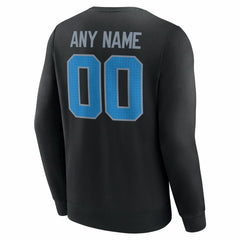 Detroit Lions Team Authentic Personalized Name & Number Sweatshirt - Black discount