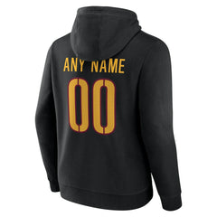 Washington Commanders Team Authentic Personalized Name & Number Hoodie - Black for sale