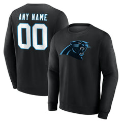 Carolina Panthers Team Authentic Personalized Name & Number Sweatshirt - Black online