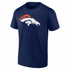 Denver Broncos Team Authentic Personalized Name & Number T-Shirt - Navy on sale