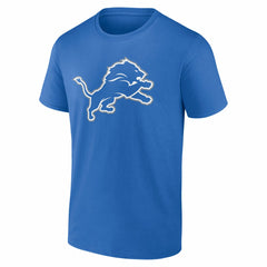 Detroit Lions Team Authentic Personalized Name & Number T-Shirt - Blue on sale