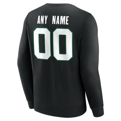 New York Jets Team Authentic Personalized Name & Number Sweatshirt - Black sale
