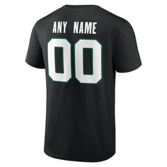 New York Jets Team Authentic Personalized Name & Number T-Shirt - Black outlet