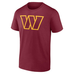 Washington Commanders Team Authentic Personalized Name & Number T-Shirt - Burgundy on sale