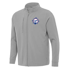 Los Angeles Dodgers Antigua Back-to-Back World Series Champions Regard Full-Zip Jacket Gray