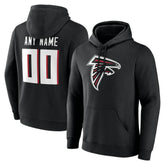 Atlanta Falcons Big & Tall Team Authentic Custom Hoodie - Black outlet