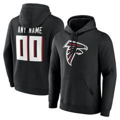 Atlanta Falcons Big & Tall Team Authentic Custom Hoodie - Black outlet